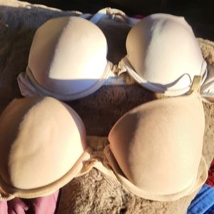 Set of 2 34b pushup bras
